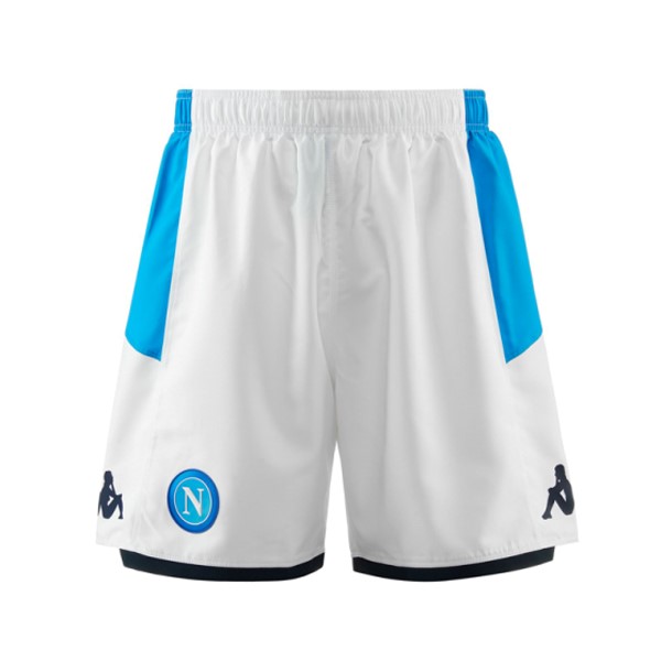 Pantalones Napoli Replica Primera Ropa 2019/20 Blanco Azul